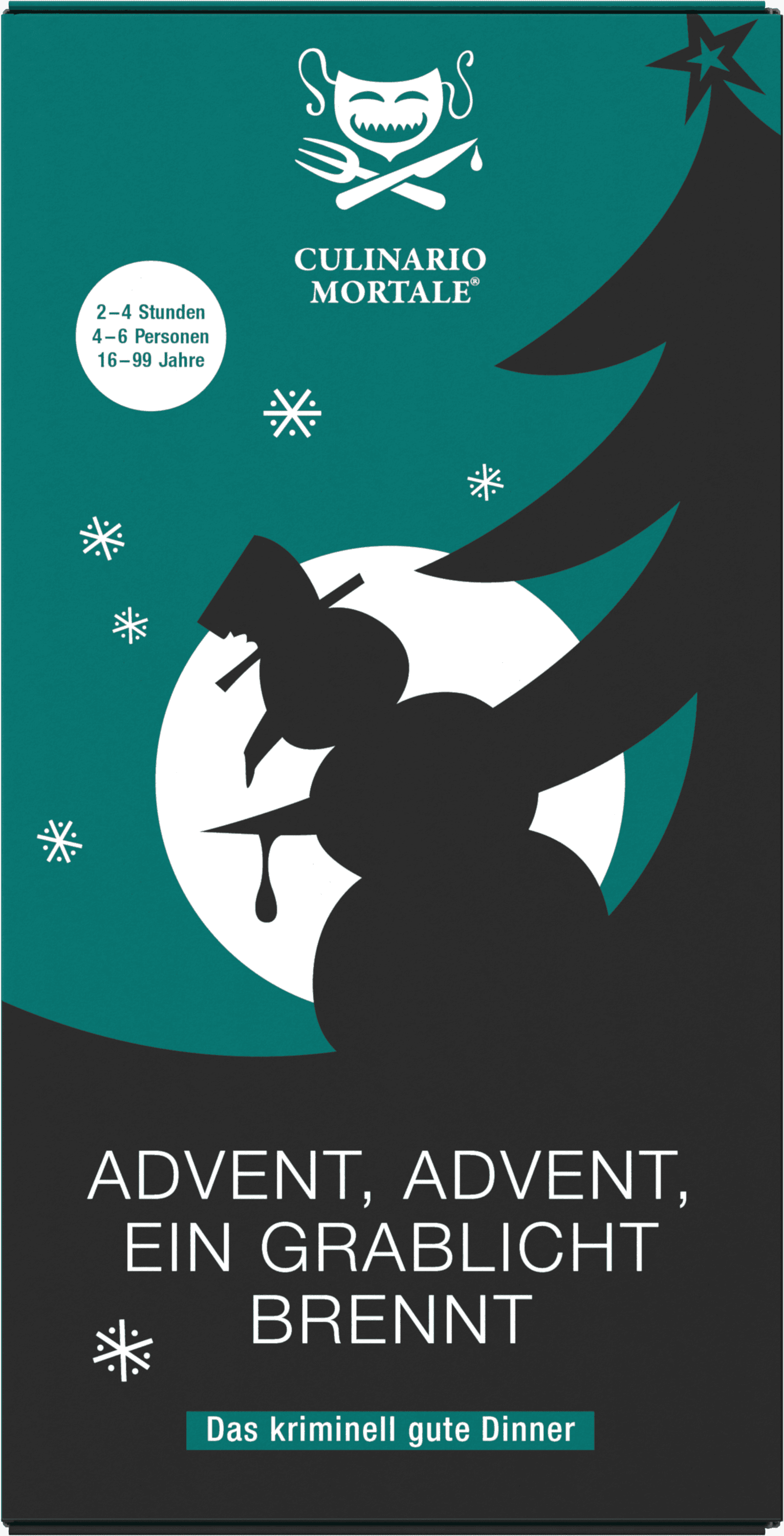 Advent, Advent, ein Grablicht brennt – Krimidinner-Box