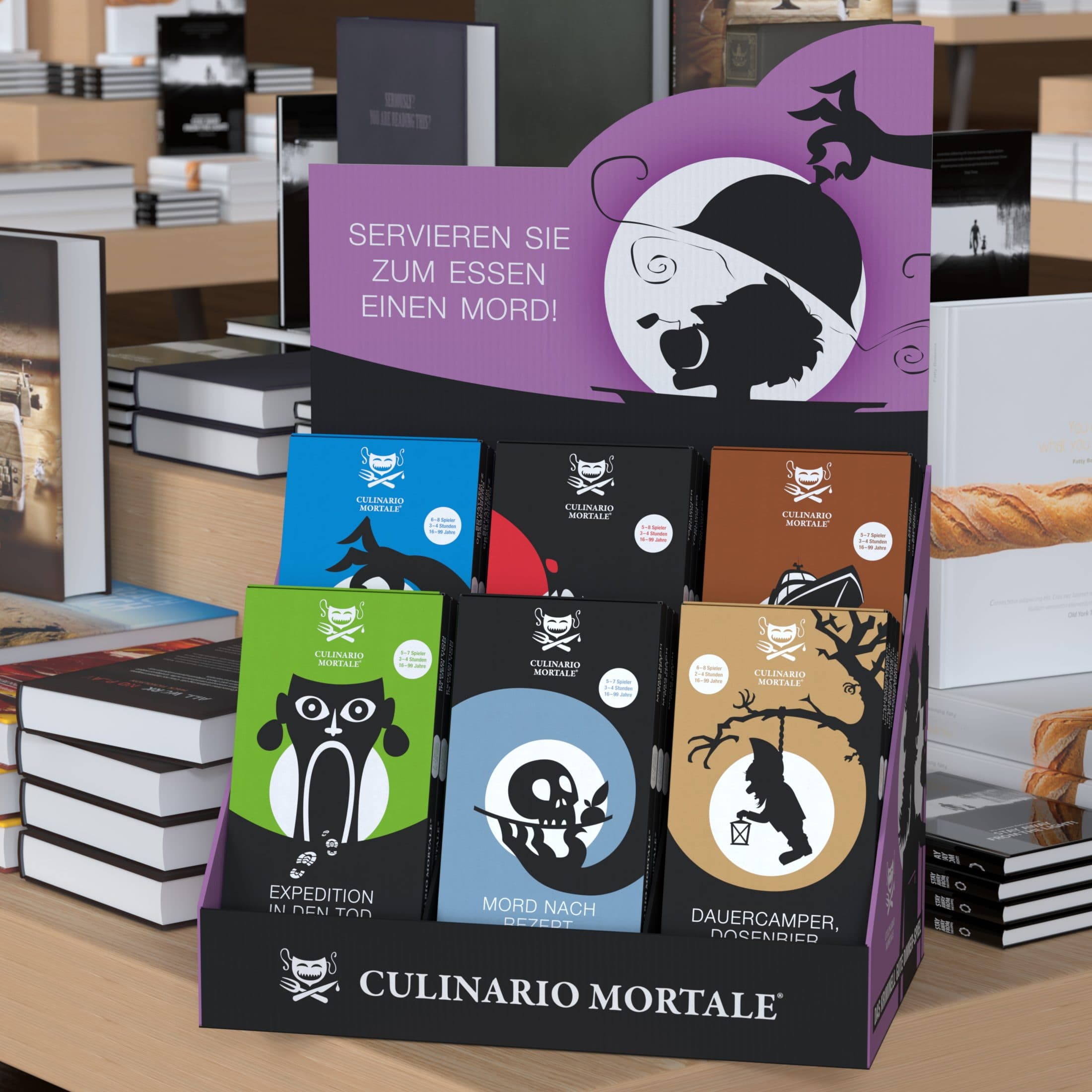 Murder Mystery games in a bookshop